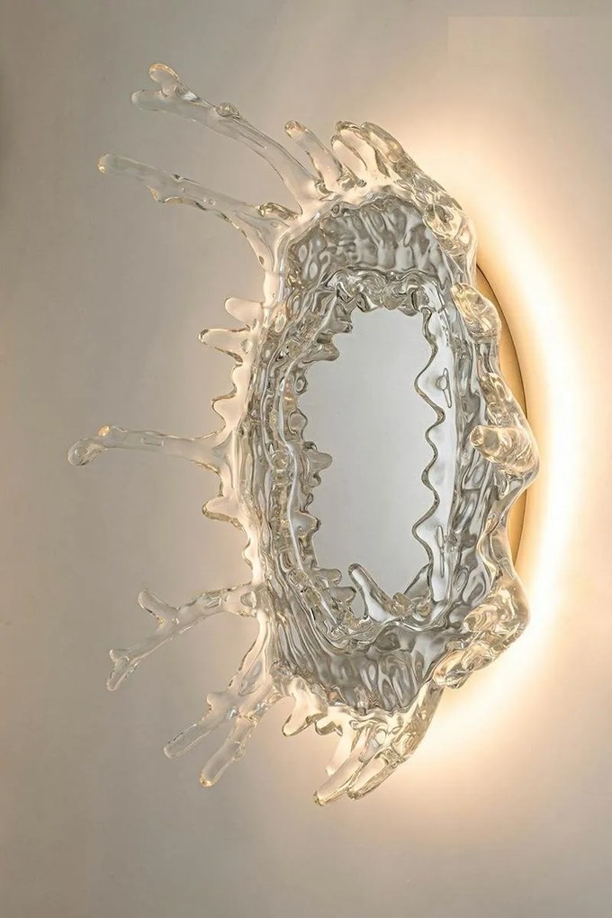 Aplica LED perete sau tavan design Art Deco Mirror Splash L