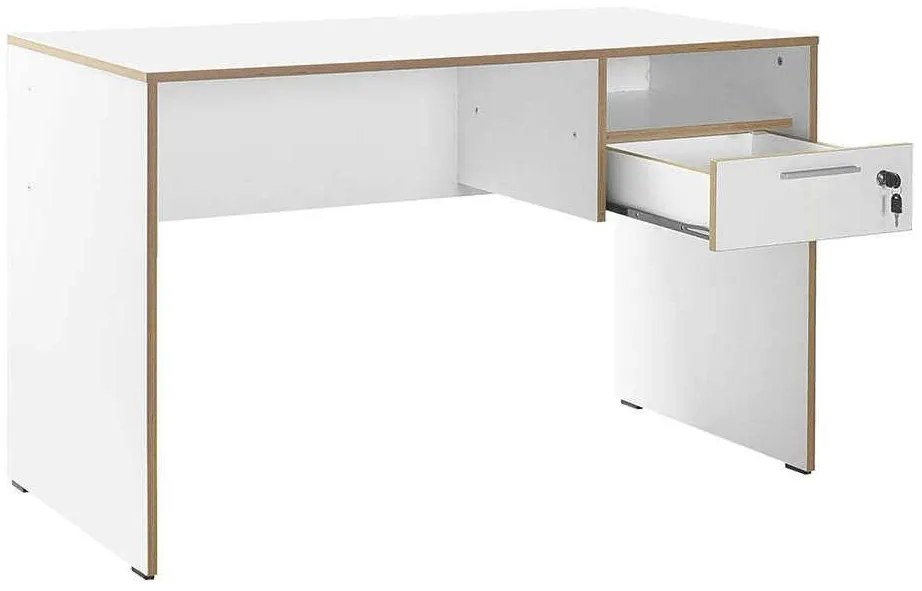 Masă PC Calliope 2 (alb + stejar) . 1109391