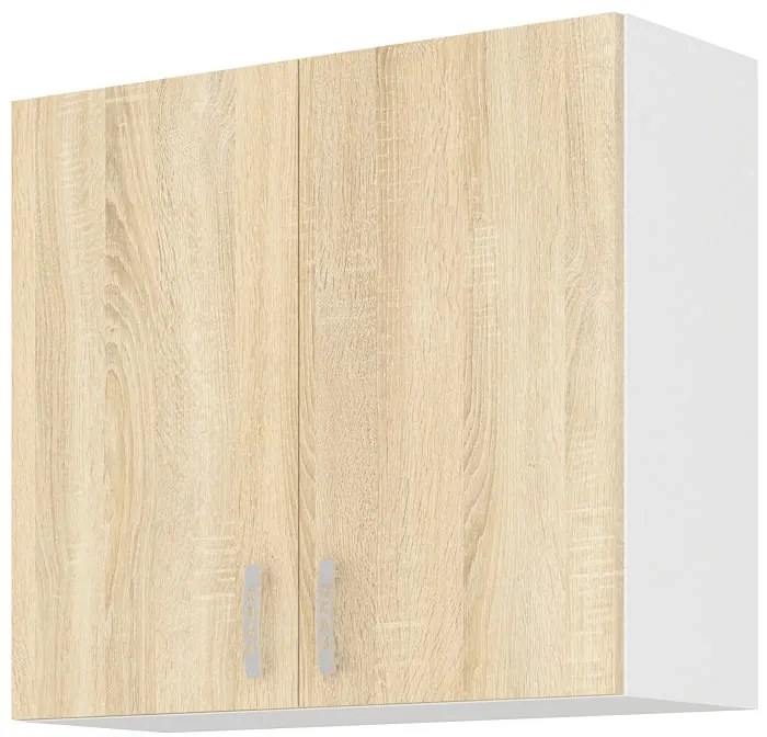 Dulap superior de bucătărie Sylrona 80 G 60 2F (stejar sonoma). 1032968
