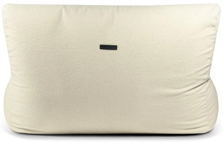 Fotoliu bean bag gri deschis cu tapițerie din țesătură bouclé Sofa Seat Lounge – SLOWDOWN