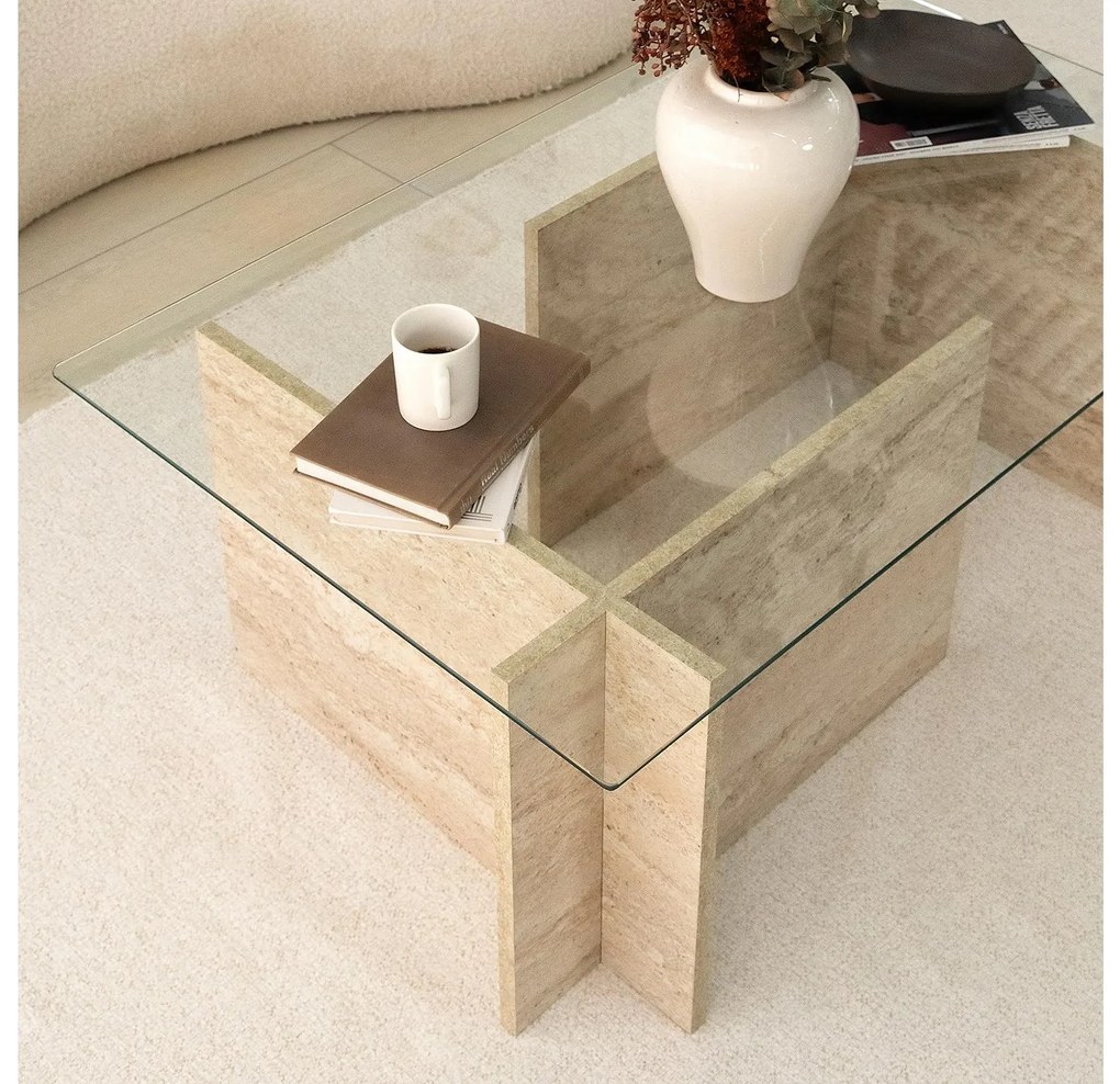 Măsuță de cafea Espadrile (Travertin) . 1102386