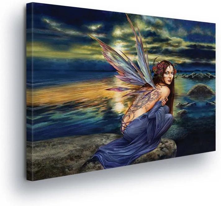 GLIX Tablou - Demonic Angel 100x75 cm