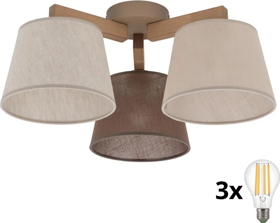 BRILAGI - lustru LED aplicat LATTE SABIA 3xE27/15W/230V pin/mix