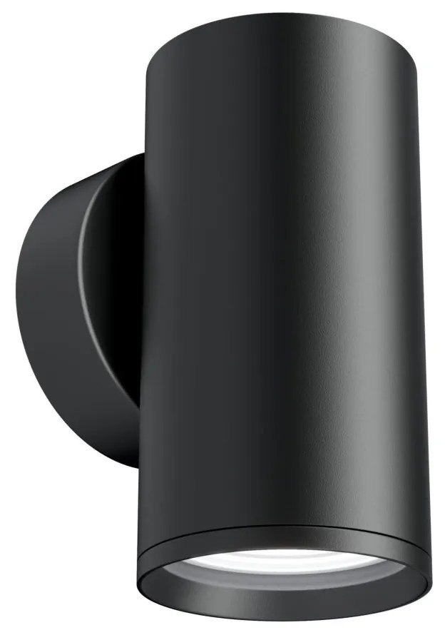 Aplica de perete design tehnic Focus S negru