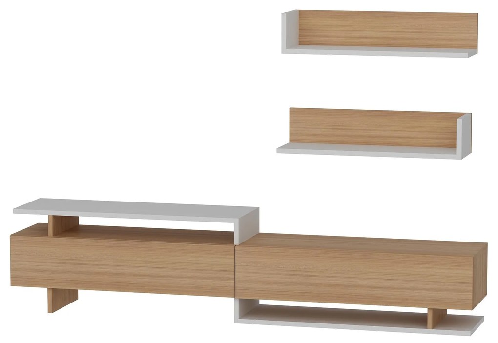 Mobilier living Alcaraz (teak + alb). 1101400