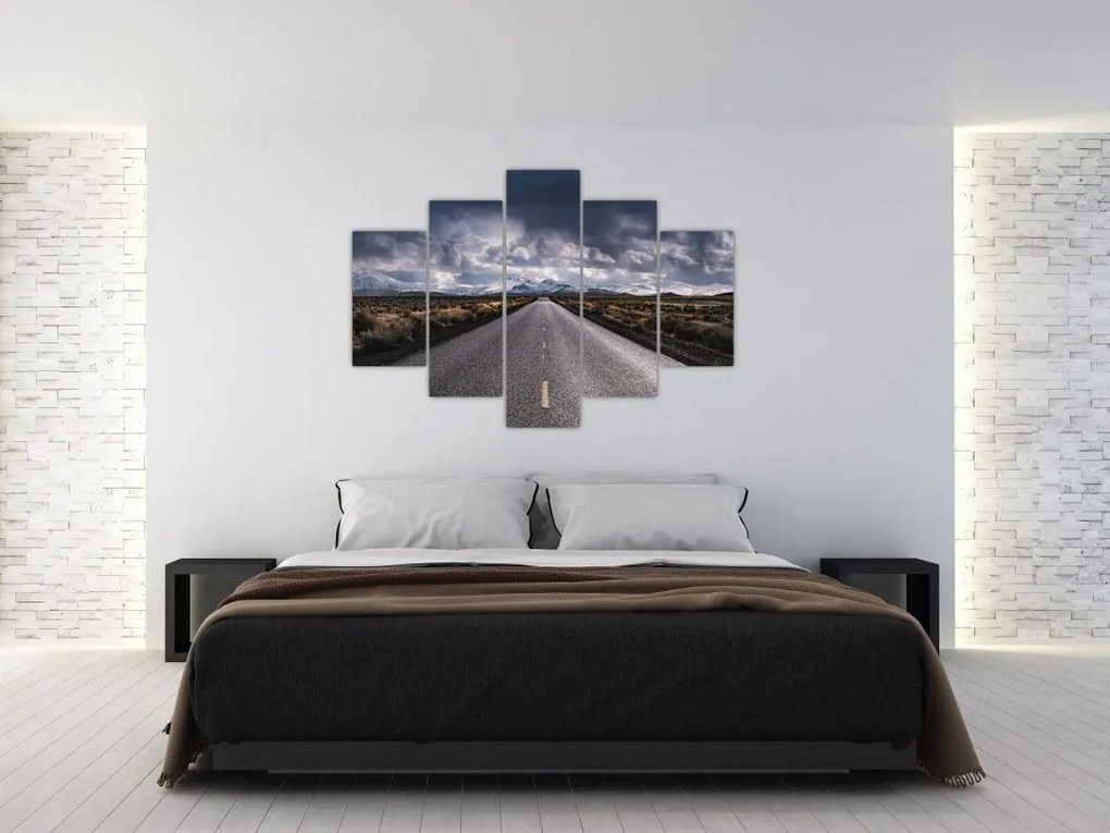 Tablou drumului în deșert (150x105 cm)