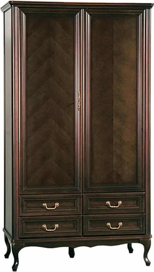 Dulap lemn masiv Weston 2 usi, 115 × 60 × 206 cm