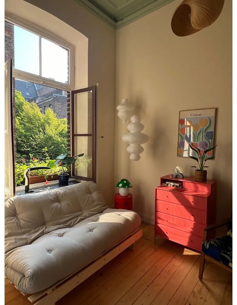 Canapea maro extensibilă 160 cm Roots - Karup Design