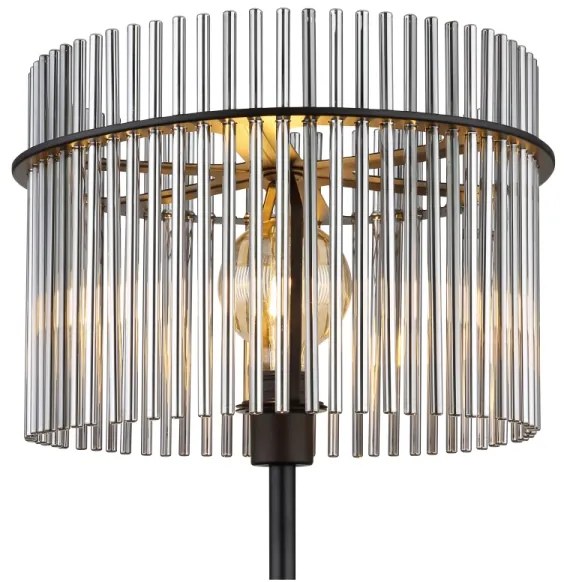 Lampadar Globo 15698S GORLEY 1xE27/60W/230V negru