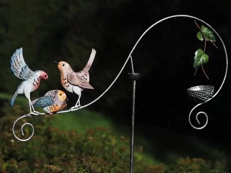 Figurina metal Balance birdfeeder