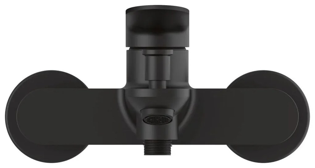 Duravit Wave baterie cada-dus perete negru WA5230000046