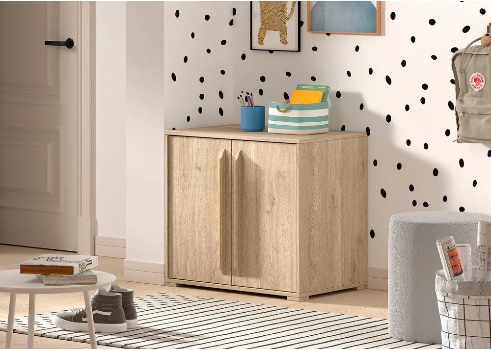 Comodă de copii în culoare naturală 68x62x43 cm Sam – Vipack