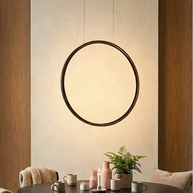 Lustra circulara suspendata LED CCT RASCAL 60cm