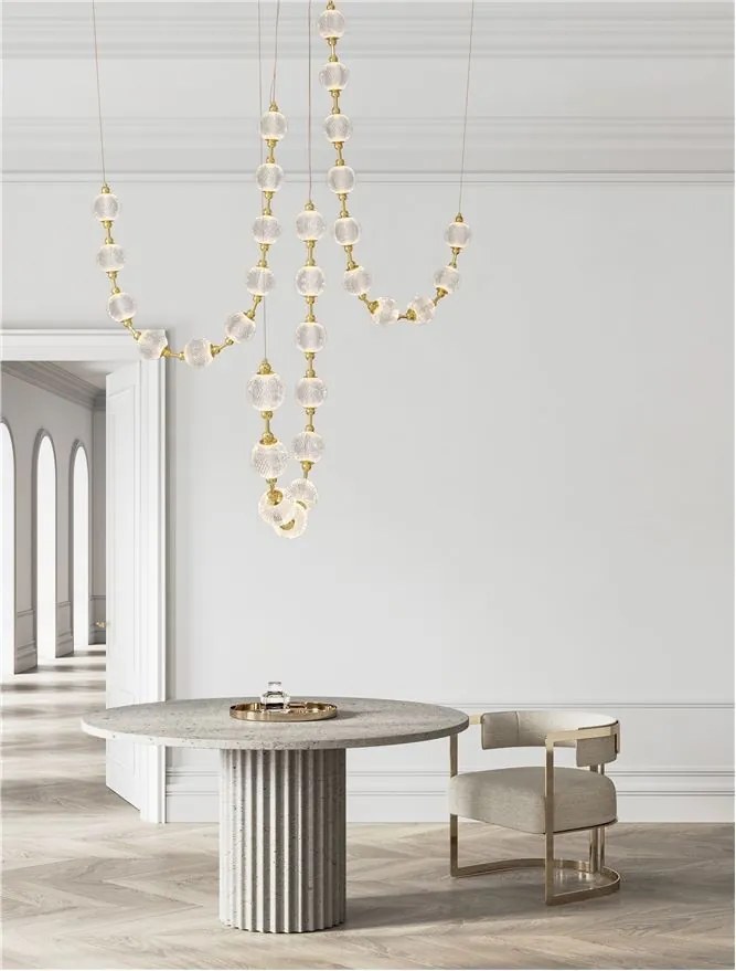 Lustra LED XXL suspendata moderna design elegant BRILLANTE