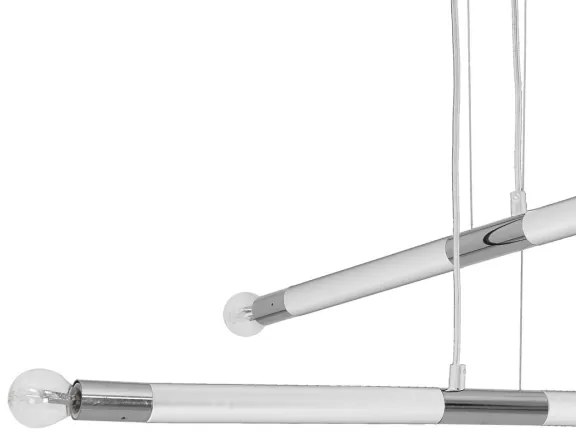 Lustră pe cablu BASTONE WHITE 4xE14/40W/230V