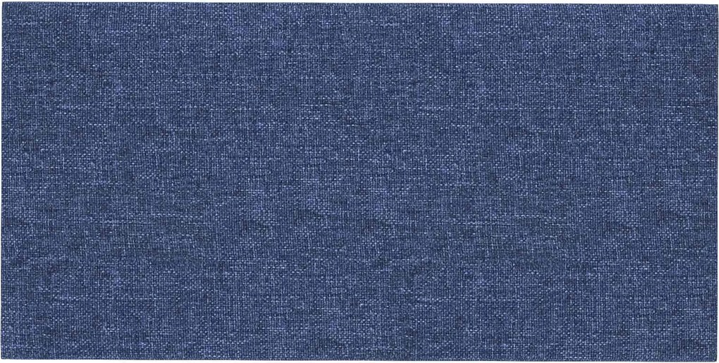 vidaXL Tăblie de Pat pentru Perete 12 pcs albastru 30 x 15 cm țesătură