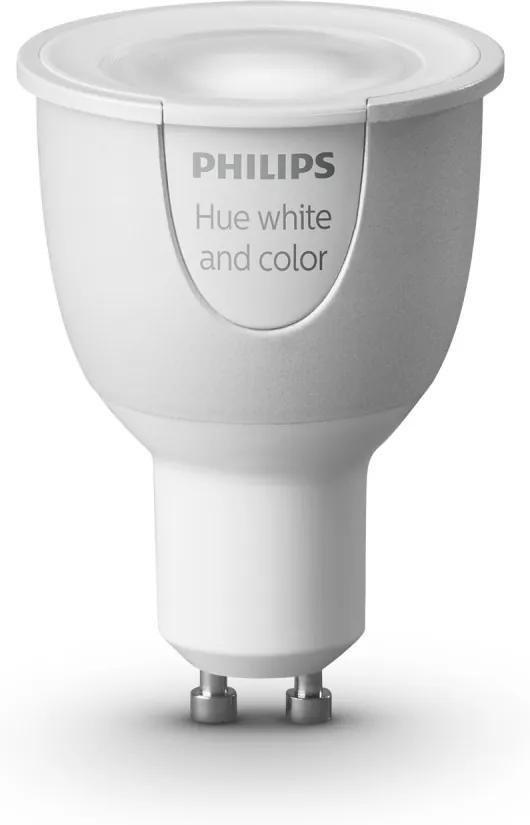 Bec LED dimmabil HUE SINGLE BULB 1xGU10/6,5W - Philips 8718696485880