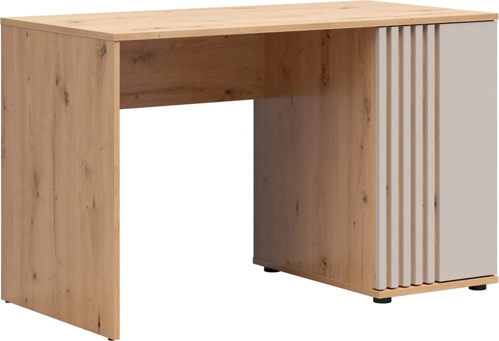 Birou tineret modern BREVAS, stejar artisan/casmir, PAL, 120x60x77 cm