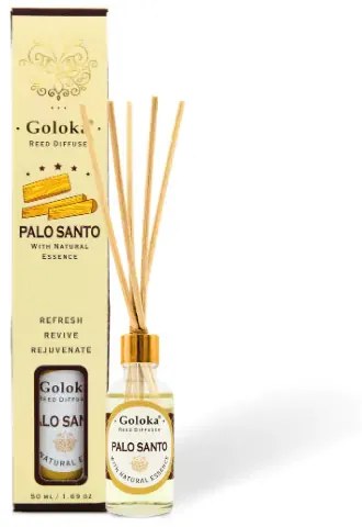 Odorizant de camera cu betisoare pentru purificarea spatiului Goloka - Palo Santo 50 ml