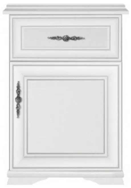 Dulap KENTAK 1D1SL/P, alb alpin