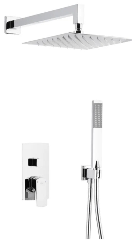 Set de duș cu baterie ascunsă KFA Armatura 5539-511-00 MOKAIT crom lucios