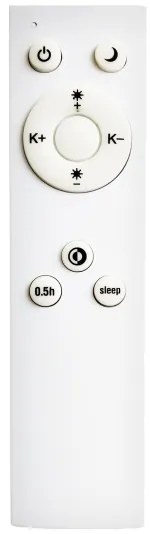 Plafonieră LED Top Light REVIT LED/36W/230V 3000-6500K 40x40 cm alb + telecomandă