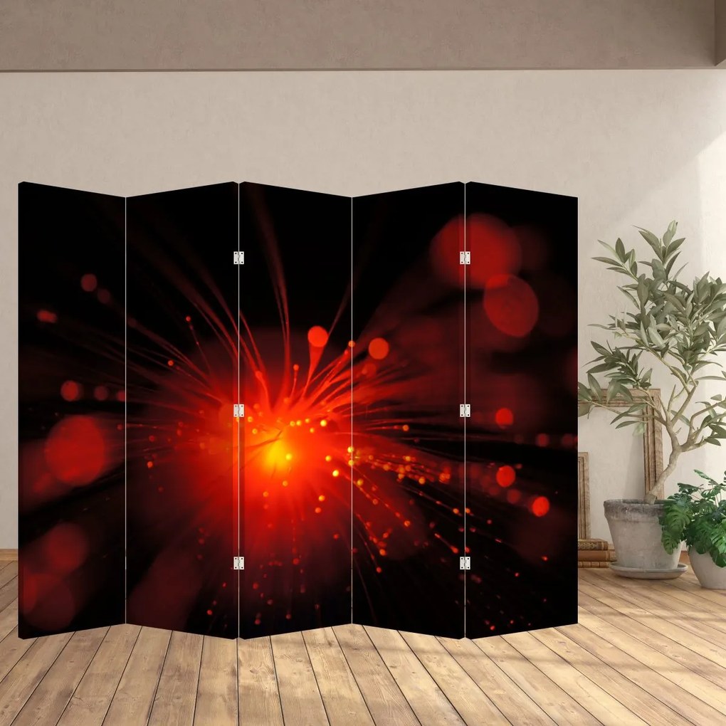 Paravan - Abstacție sclipire (210x170 cm)