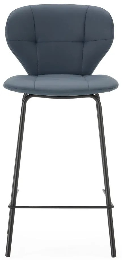 Scaune de bar gri-închis 2 buc. (înălțime șezut 67 cm) Maura – Marckeric