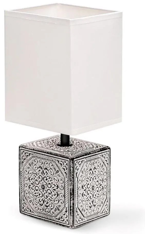 Lampă de masă 1xE14/40W/230V gri/albă Aigostar