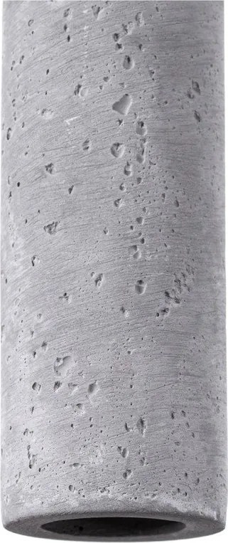 Lustră gri din beton Fideus – Sollux