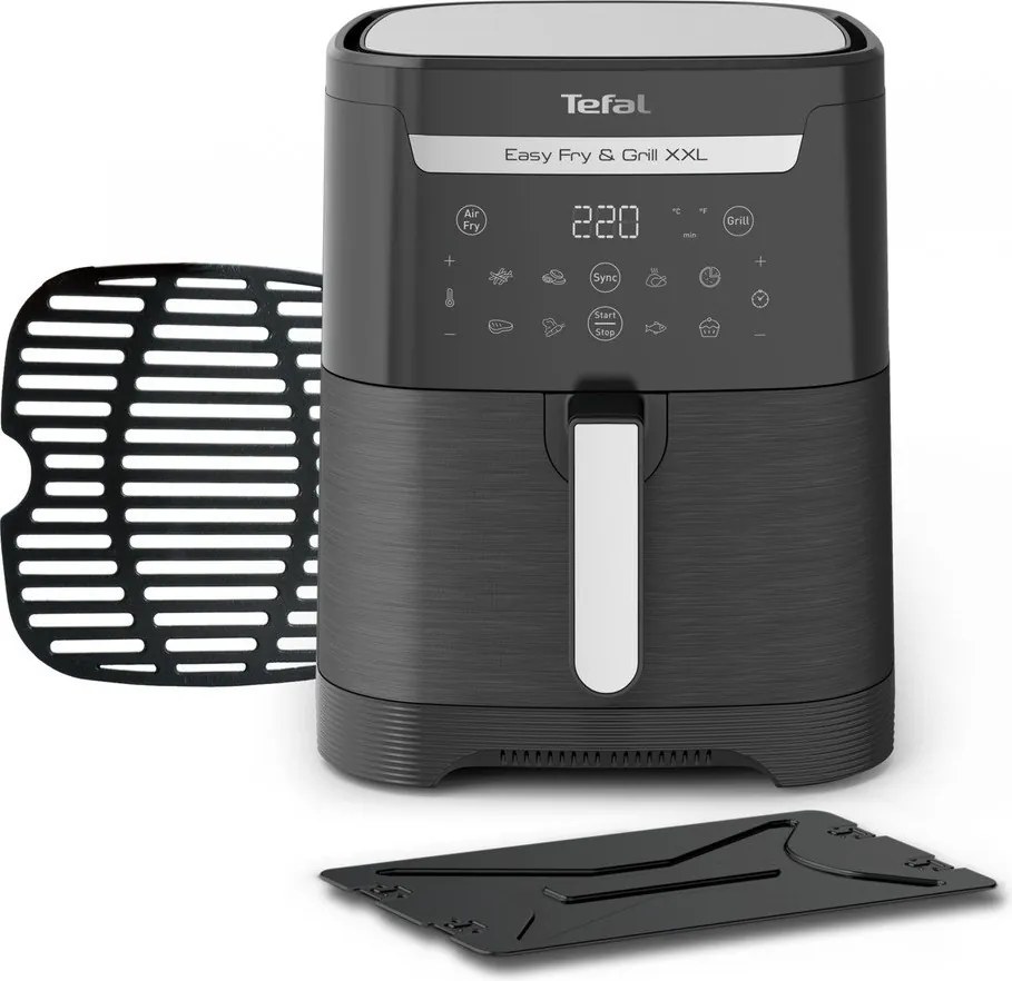 Air fryer negru Easy Fry &amp; Grill XXL EY801815 – Tefal
