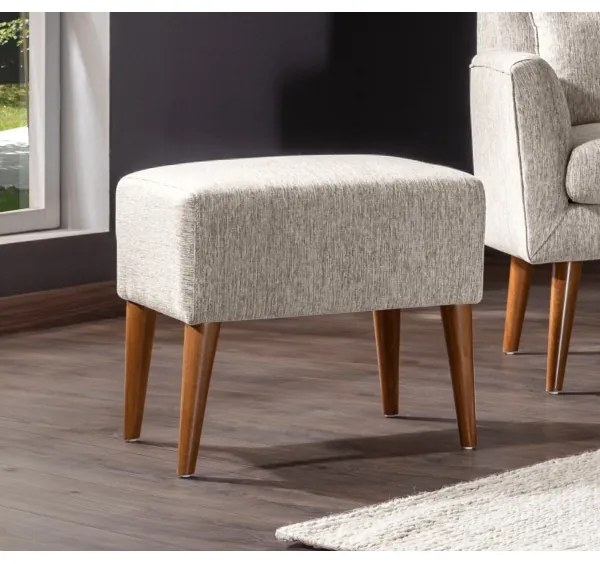 Taburet NIMO, 46 x 50 cm, crem