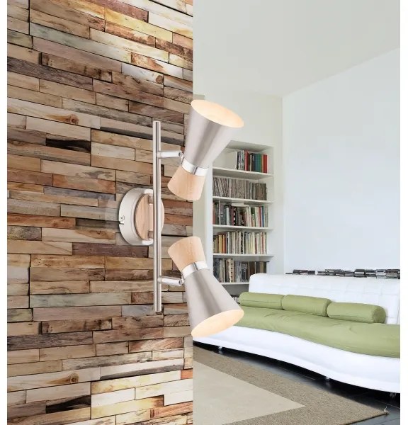 Globo 54807-2 - Spot AERON 2xE14/25W/230V