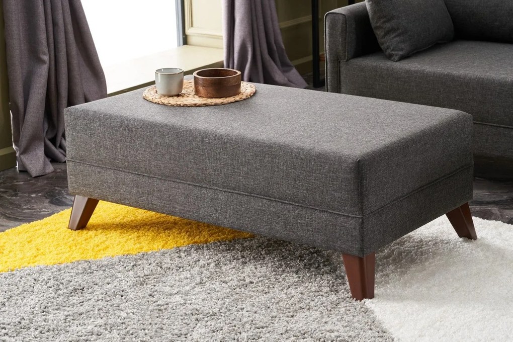 Canapea extensibilă de colț Bella Mini Corner Sofa Right - Anthracite
