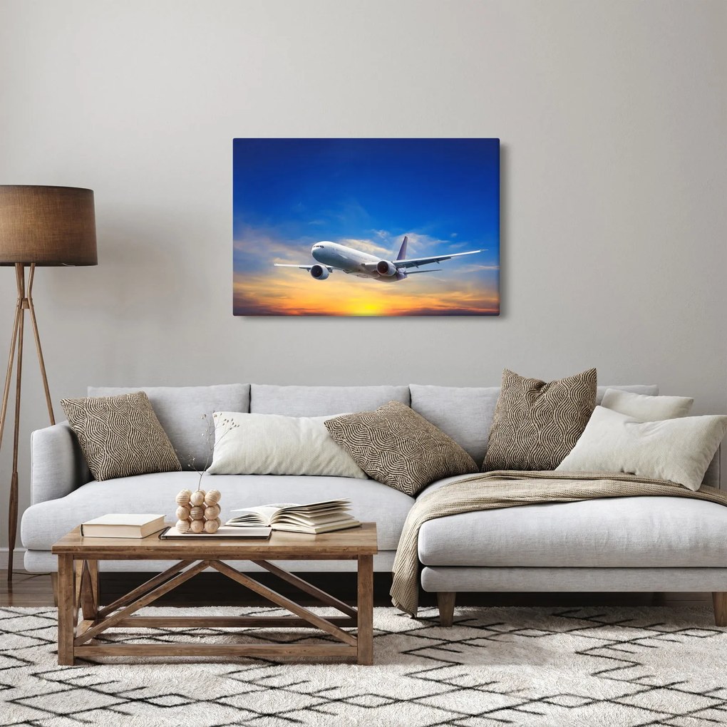 Tablou cu avion (90x60 cm)