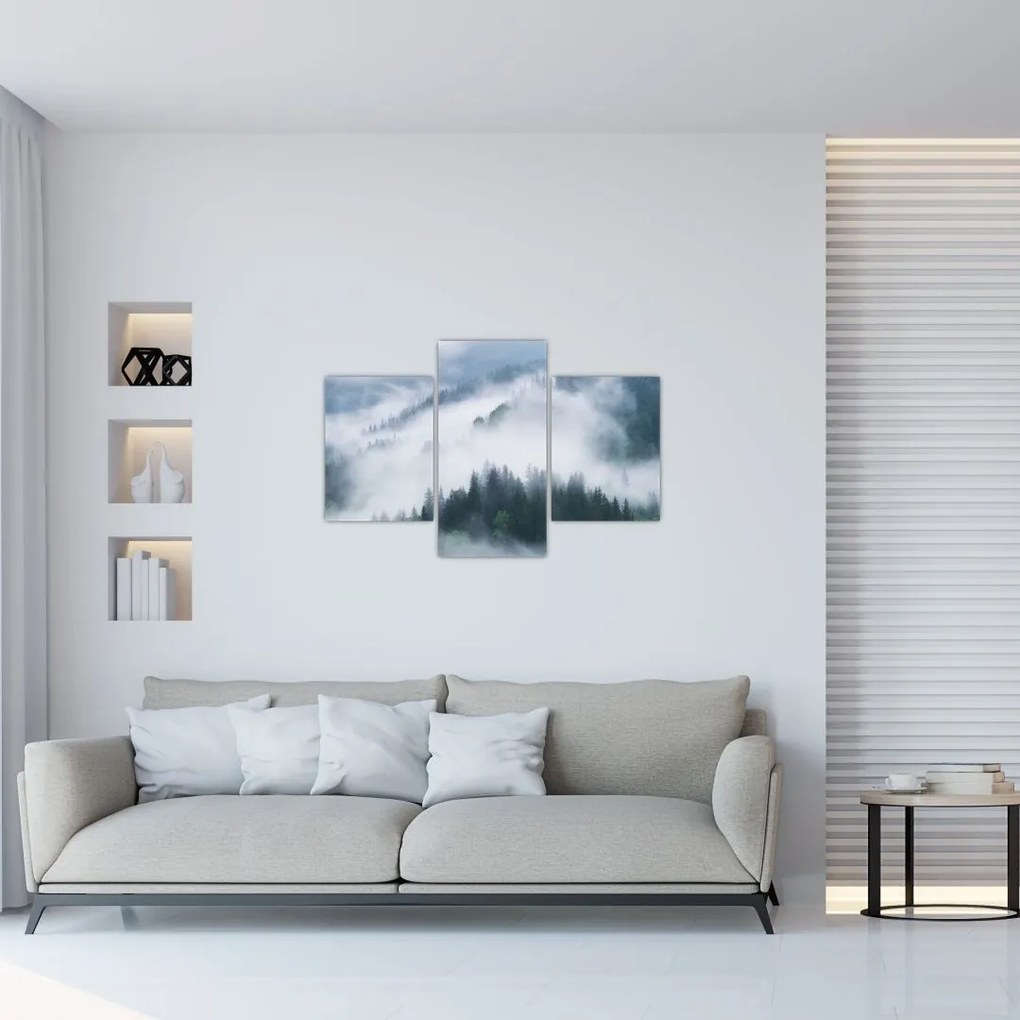 Tablou - Copacii în ceață (90x60 cm)