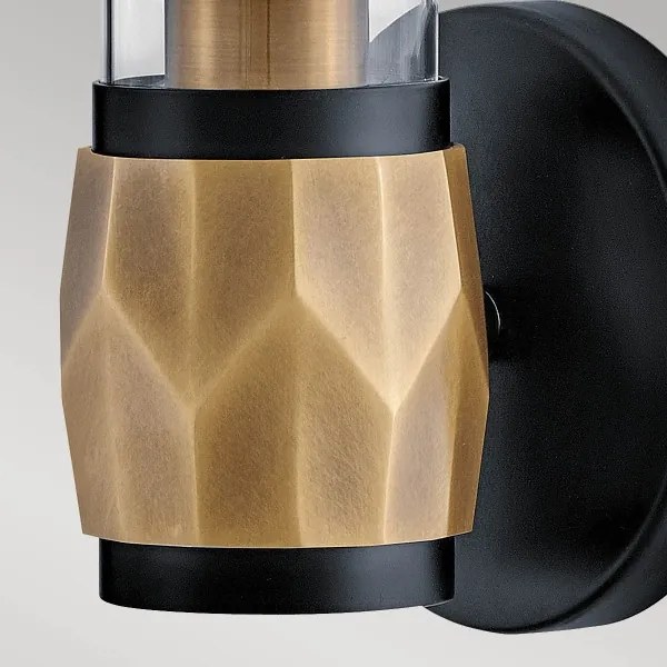 Aplică pentru baie Hinkley HK-ELLISON1-BK-HB ELLISON 1xE27/40W/230V IP44 auriu