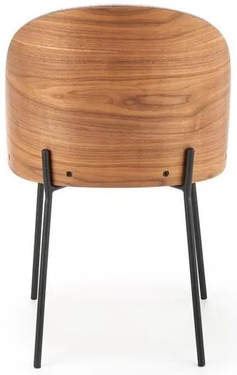 Scaun de sufragerie  Kalipo  (Gri + Nuc deschis). 1048938