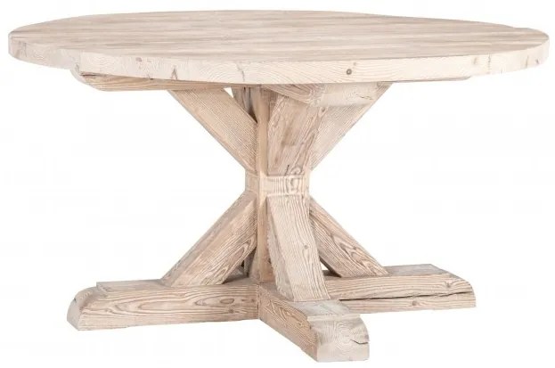 Masa dining, din lemn masiv de pin reciclat, Honore