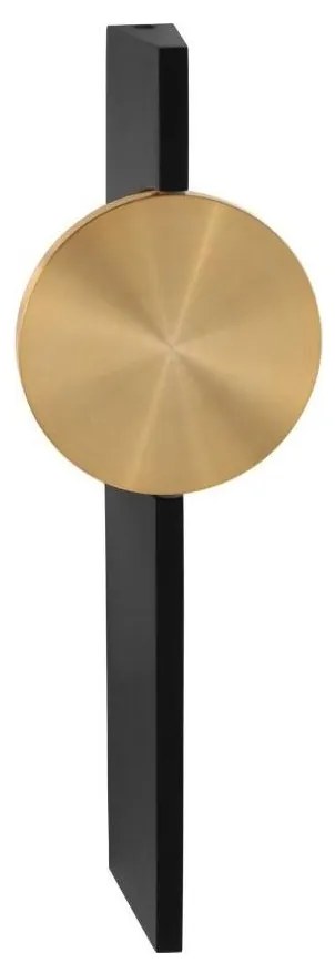 Zuma Line 003064-034753 - Aplică de perete FLUX LED, 3W, 230V, negru/auriu