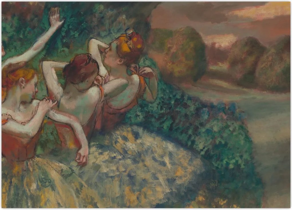 Tablou - Edgar Degas, Four Dancers, reproducere (70x50 cm)