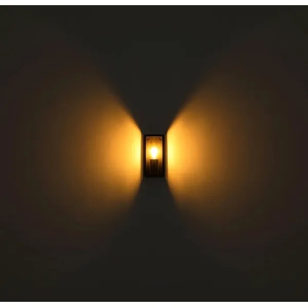 Aplică de exterior Globo 31982S LOGANA 1xE27/60W/230V IP44 negru