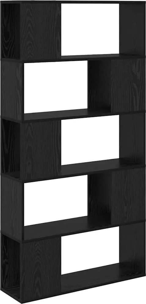 vidaXL Set comodă TV Pe perete Negru 80 x 24 x 156 cm Lemn compozit