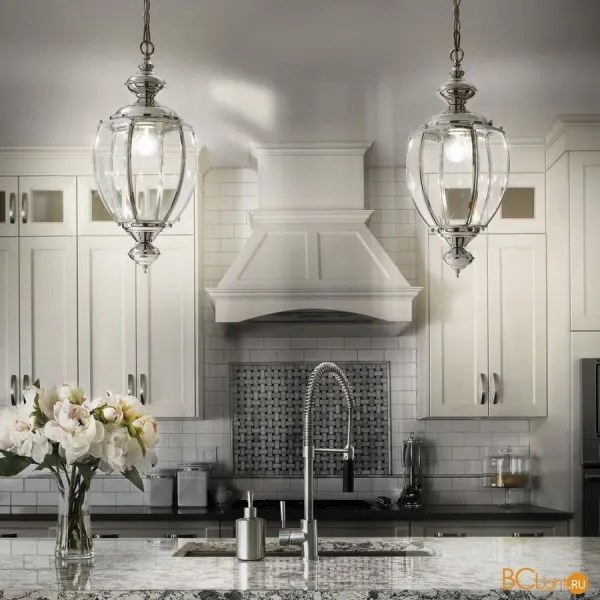 Ideal Lux - Candelabru cu lanț, 1x E27, 60W, 230V, Ø25 cm, crom lucios