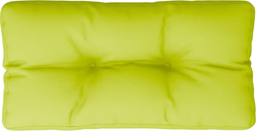 vidaXL Pernă paleți, verde strălucitor, 80x40x12 cm, material textil