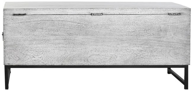 Cufar din lemn de mango cu insertii din ceramica, Mistral