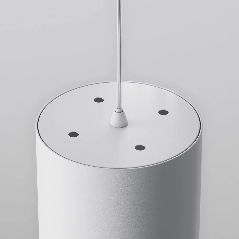 Pendul minimalist design tehnic Polar alb