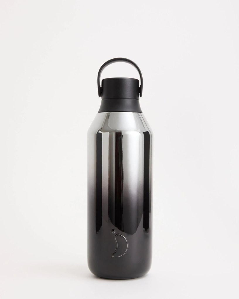 Termos Chilly's Bottles Hyper Onyx, ediția Hyper Chrome - Seria 3, 500 ml