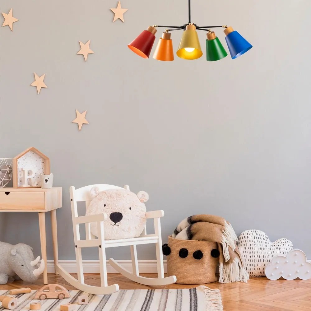 Lustră cu abajur din metal ø 58 cm Manavgat – Opviq lights