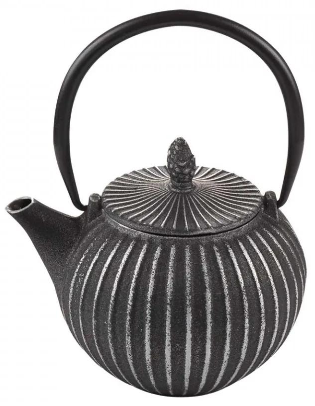 Ceainic din fonta cu sita Luigi Ferrero FR-8385W 850ml, negru 1004820